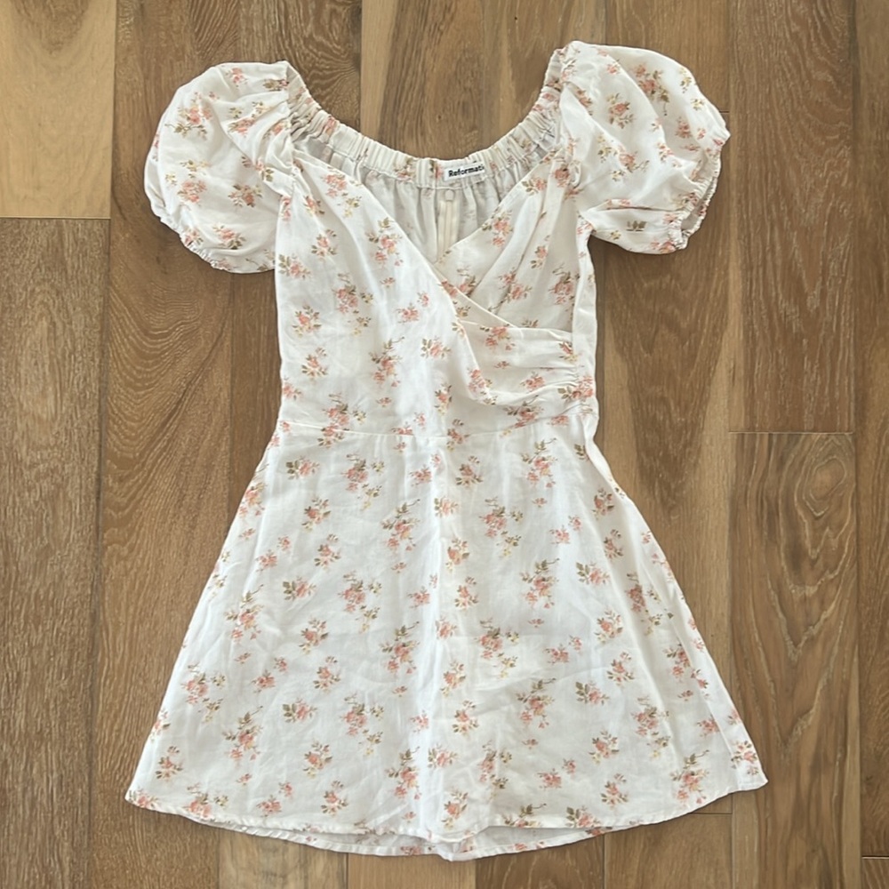 Reformation Bowie Linen Dress - Picture 2 of 8